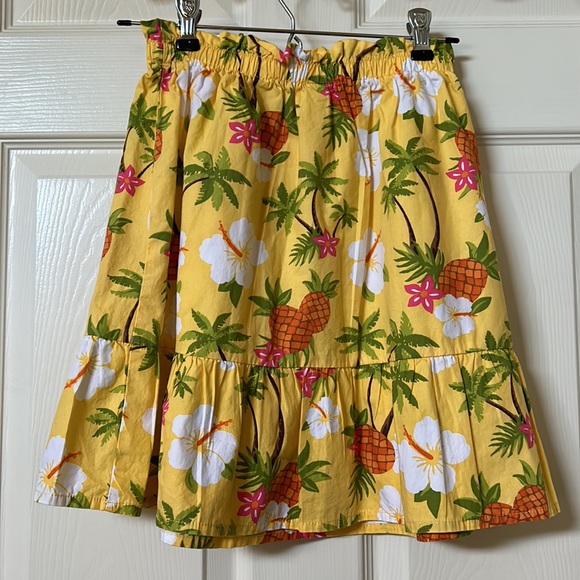 Gymboree tropical summer cotton skirt - Picture 2 of 6